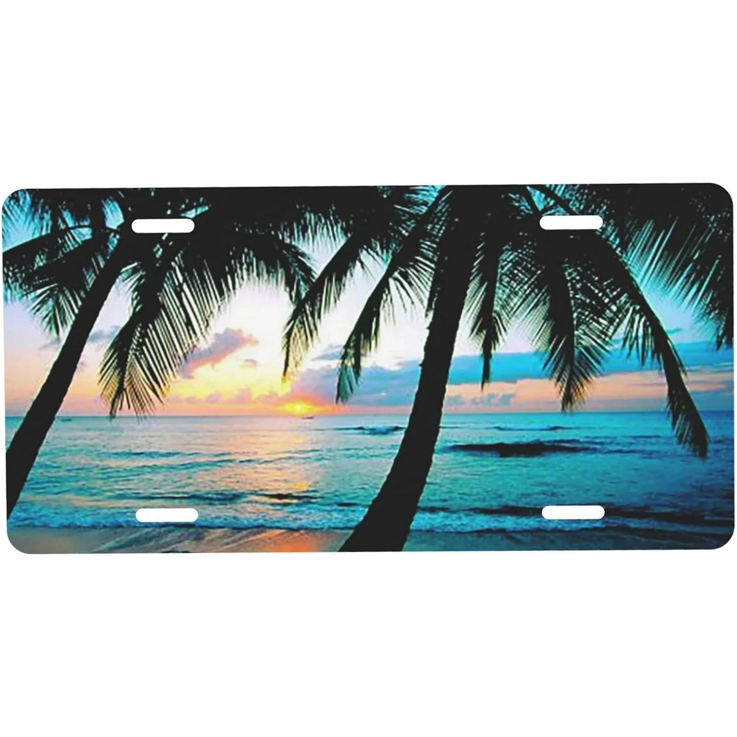 California Palm Tree Vanity Plate