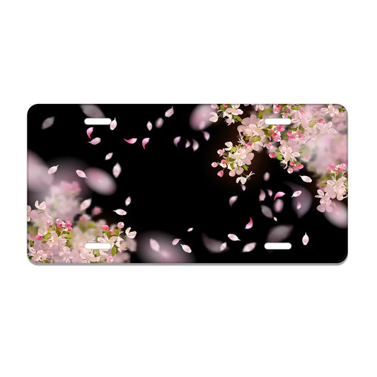 Cherry Blossoms Vanity License Plate