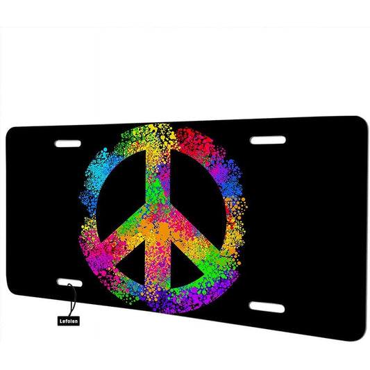 "Hippie RGB" Vanity Plate